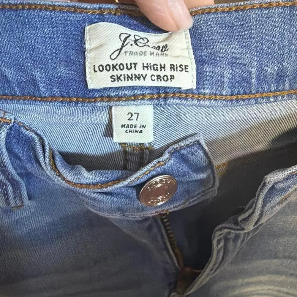 J crew blue denim jeans